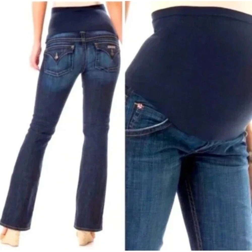 Hudson Jeans x A Pea In The Pod Maternity Bootcut Jeans Womens Size 26 Dark Wash